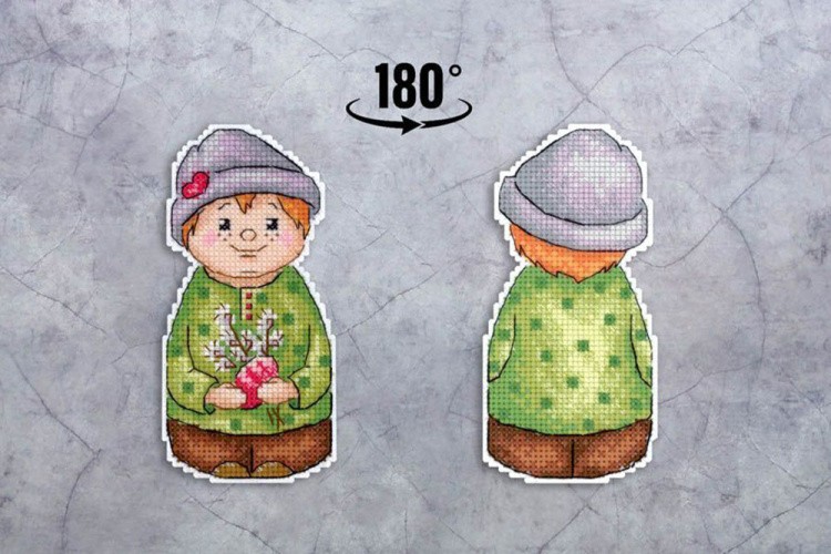 Набор для вышивания «Праздничная пара. Мальчик» — картинка 2