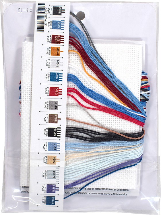 Набор для вышивания «Лепим снеговика» — картинка 5