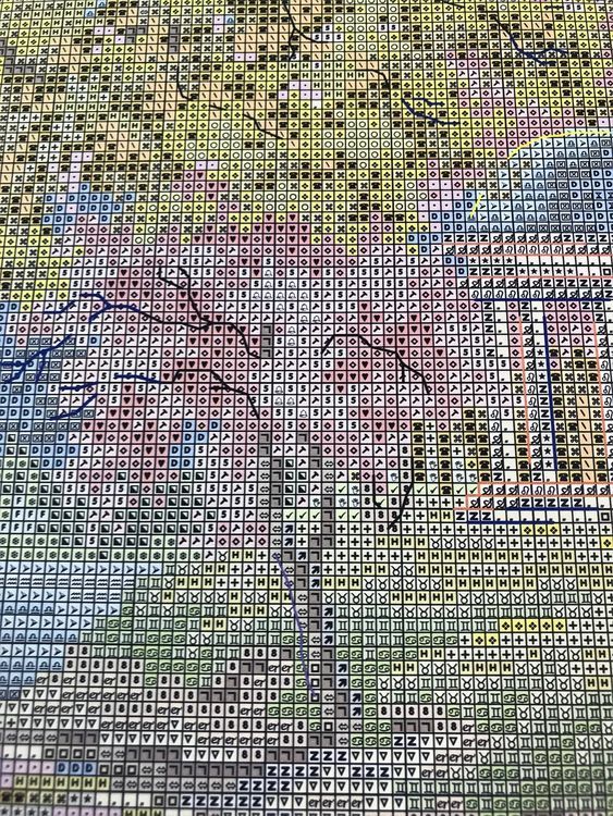 Набор для вышивания «Беседка в осеннем лесу» — картинка 12