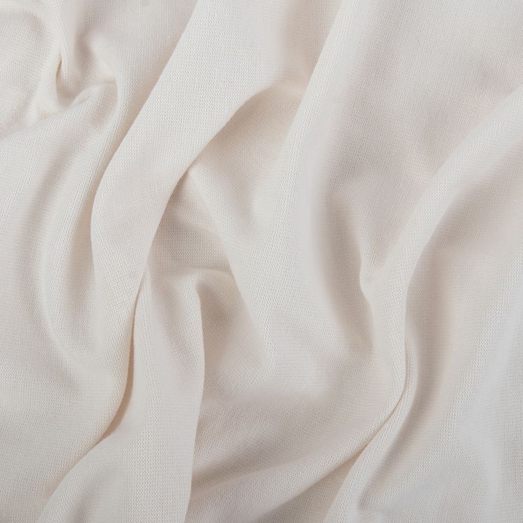 Трикотаж кукольный, 50x55 см, 225 г/м2, 100% хлопок, цвет: №01 слоновая кость, Peppy — картинка 3