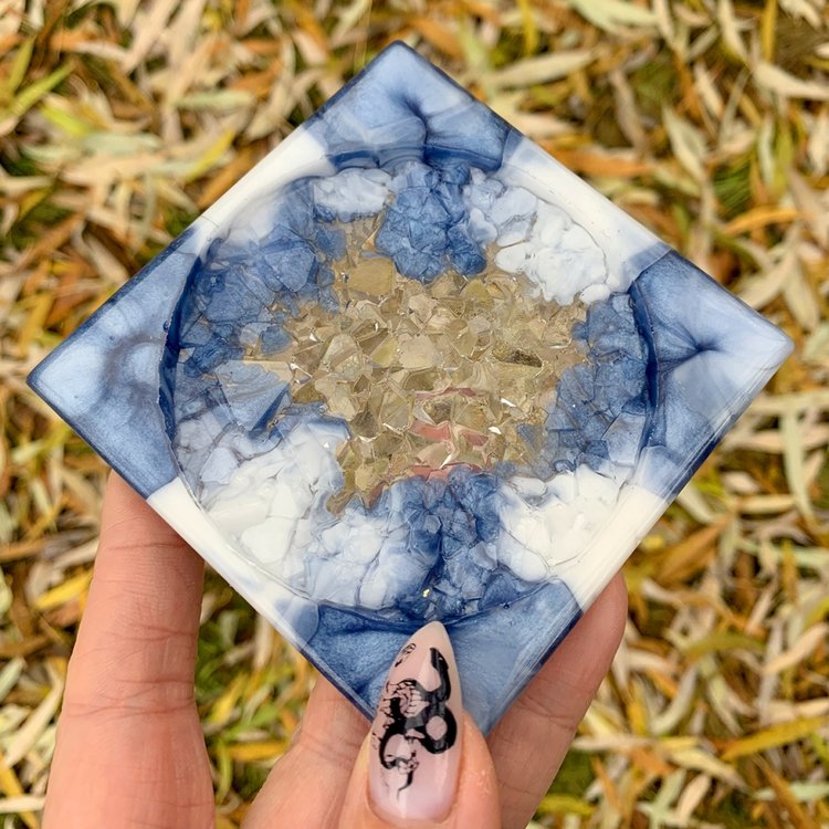 Силиконовый молд - Друза #7 от Ancella, d 80x6мм — картинка 4