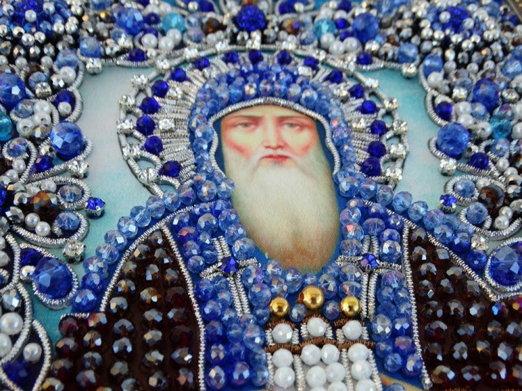 Набор для вышивания хрустальными камнями «Святой Олег» — картинка 6