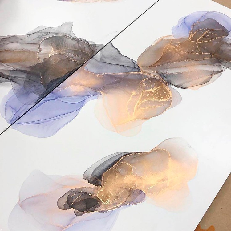 Набор из 3 цветов мерцающей серии «M», Kamenskaya Ink — картинка 2