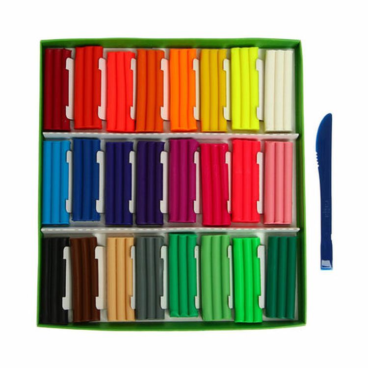 Пластилин восковой Gamma «Пчелка», 24 цвета, 360 г, со стеком — картинка 2