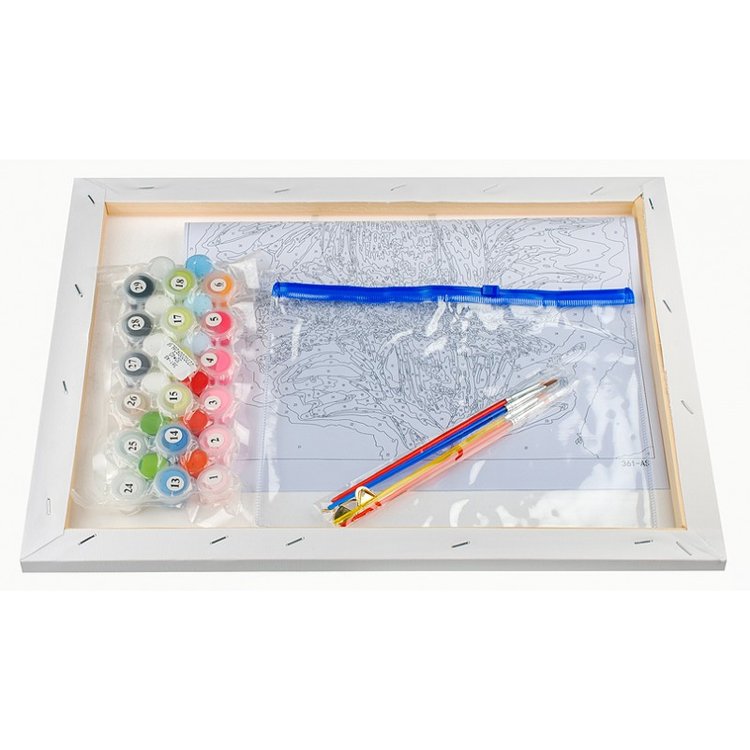 Картина по номерам «Розовый попугай» — картинка 3