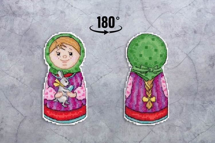 Набор для вышивания «Встречаем весну. Девочка» — картинка 2