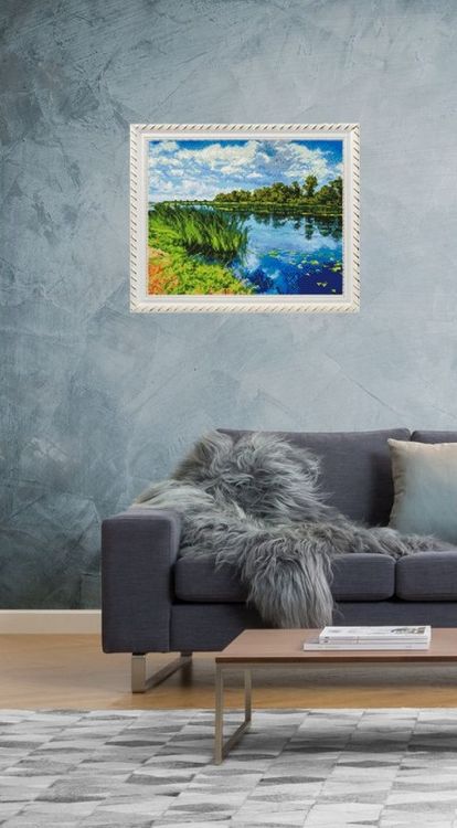 Алмазная вышивка «У реки» — картинка 6