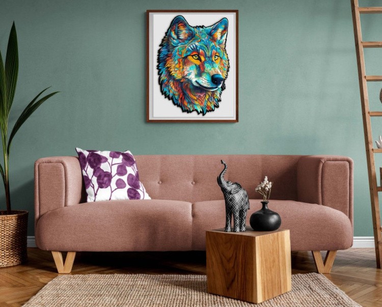 Деревянные пазлы «Бесстрашный Волк M», Woodbests — картинка 7