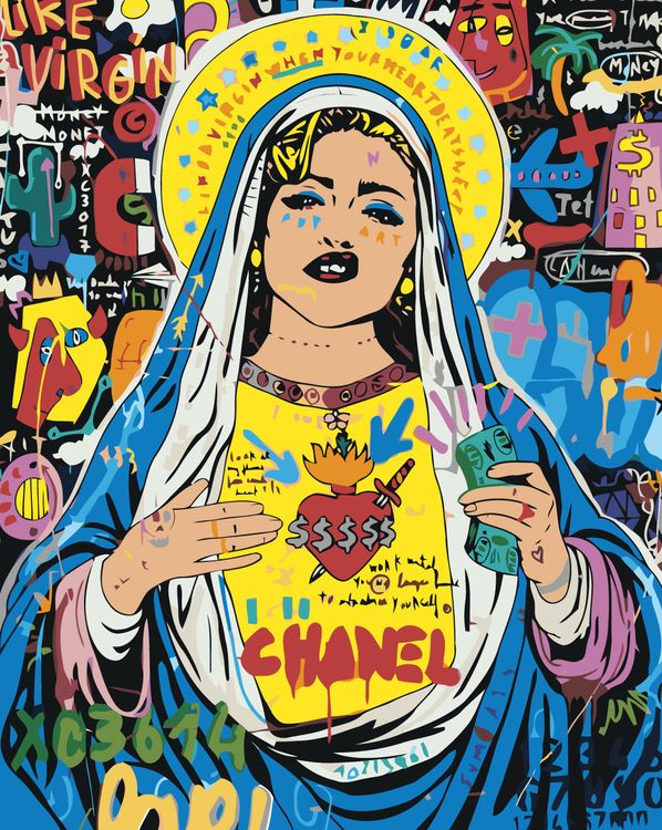 Картина по номерам «Pop Art Поп-арт: Мадонна»
