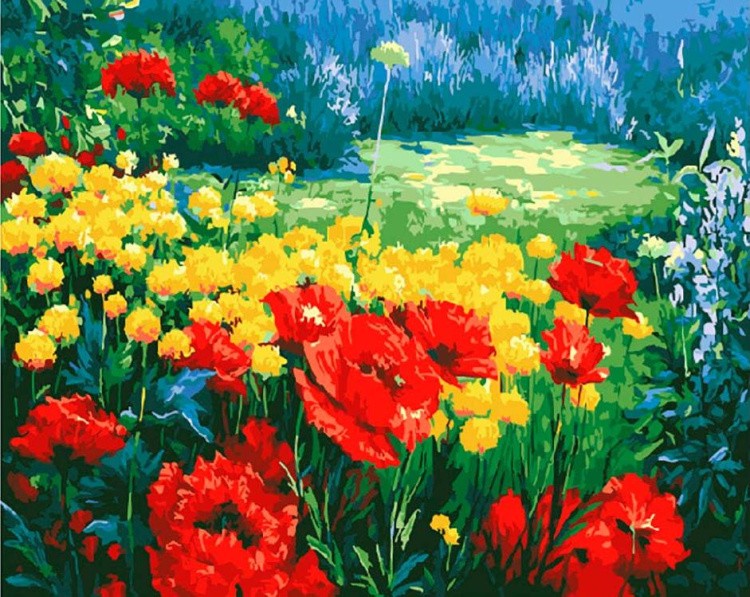 Картина по номерам «Аромат полевых цветов»