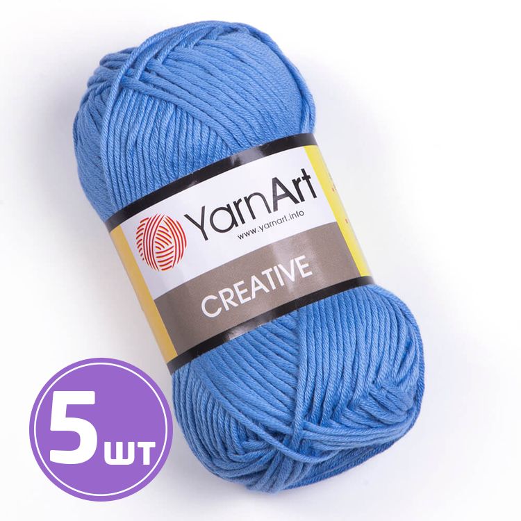 Пряжа YarnArt Creative (239), гиацинт, 5 шт. по 50 г