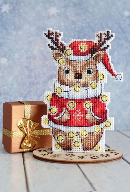 Набор для вышивания «Новогодний олень» — картинка 2