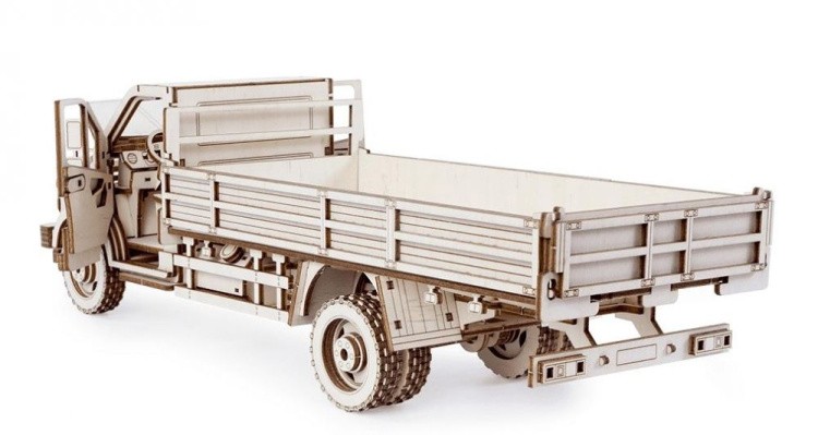 Конструктор из дерева «Грузовик Гефест с кузовом», Lemmo — картинка 2