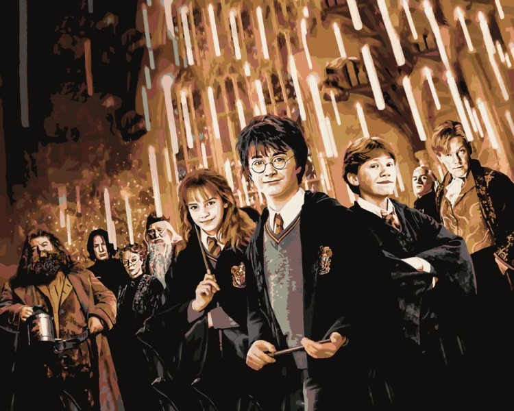 Картина по номерам «Гарри Поттер: в Хогвартсе»