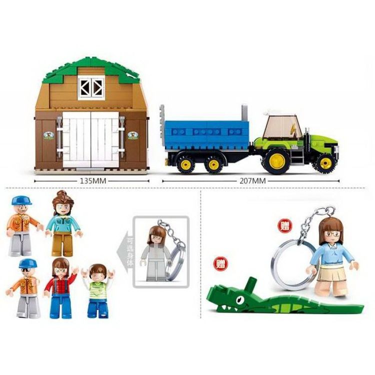 Конструктор «Веселая ферма.Молочная ферма», 513 деталей — картинка 3