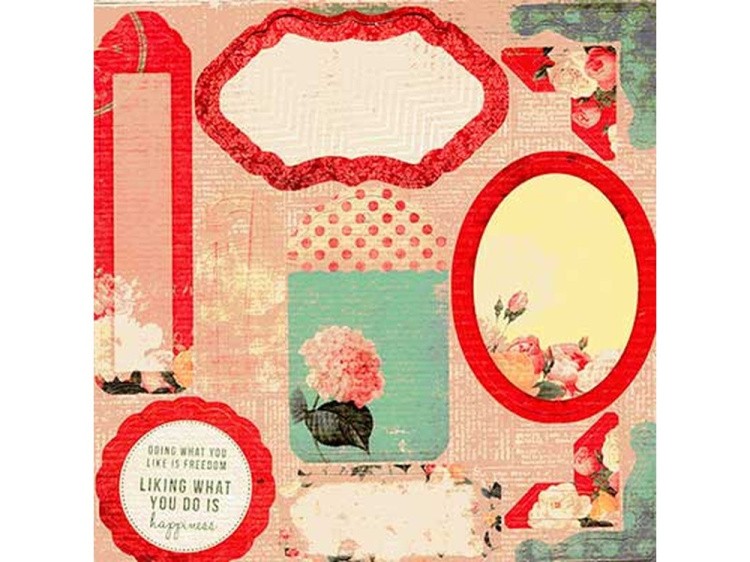 Набор бумаги «Яркие цветы» — картинка 4