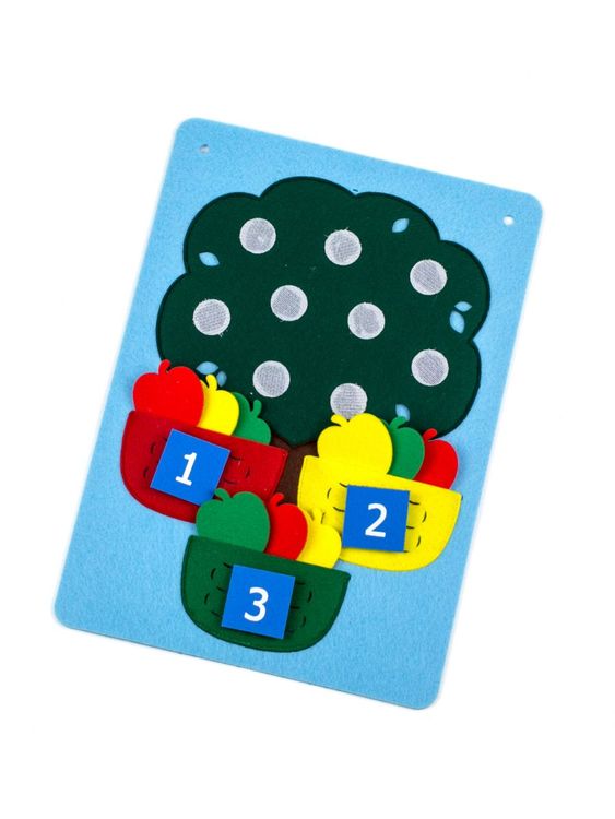 Развивающий планшет «Дерево с корзинами» — картинка 5