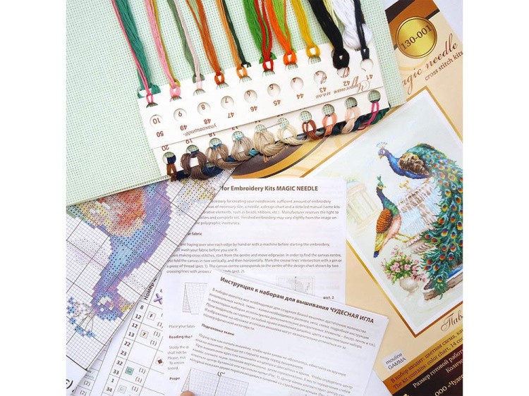 Набор для вышивания «Павлины» — картинка 4