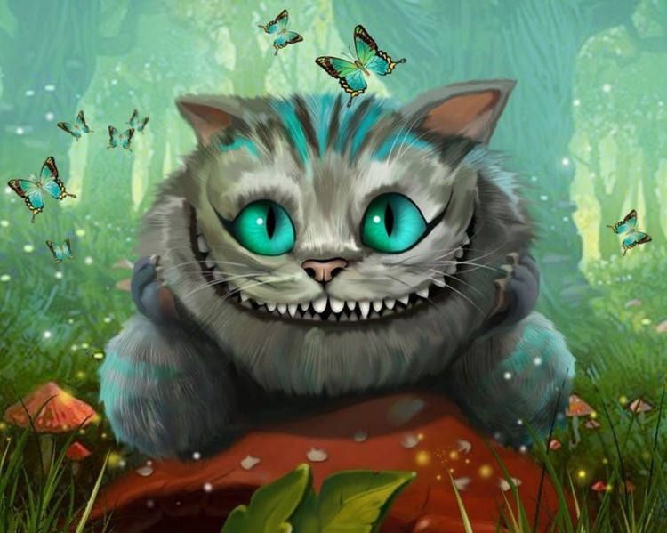 Алмазная вышивка «Чеширский кот» — картинка 2