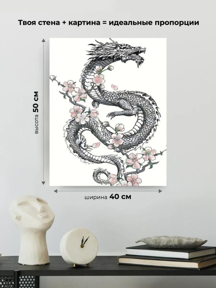 Картина по номерам «Дракон» — картинка 3