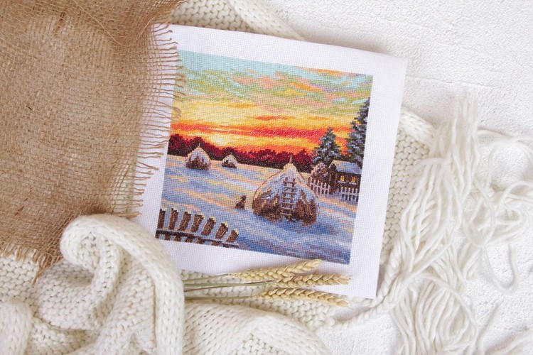 Набор для вышивания «Зимние сумерки» — картинка 3