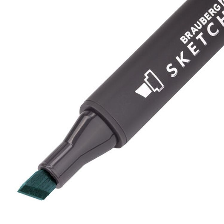 Маркер для скетчинга двусторонний 1 мм - 6 мм BRAUBERG ART CLASSIC, цвет: светло-зеленая бирюза — картинка 3