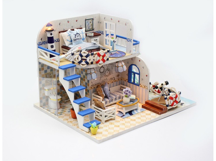 Набор для создания миниатюры (румбокс) «Домик у моря» — картинка 2