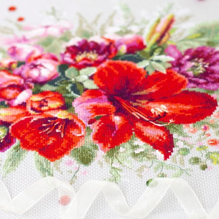 Набор для вышивания «Букет с амариллисом» — картинка 2