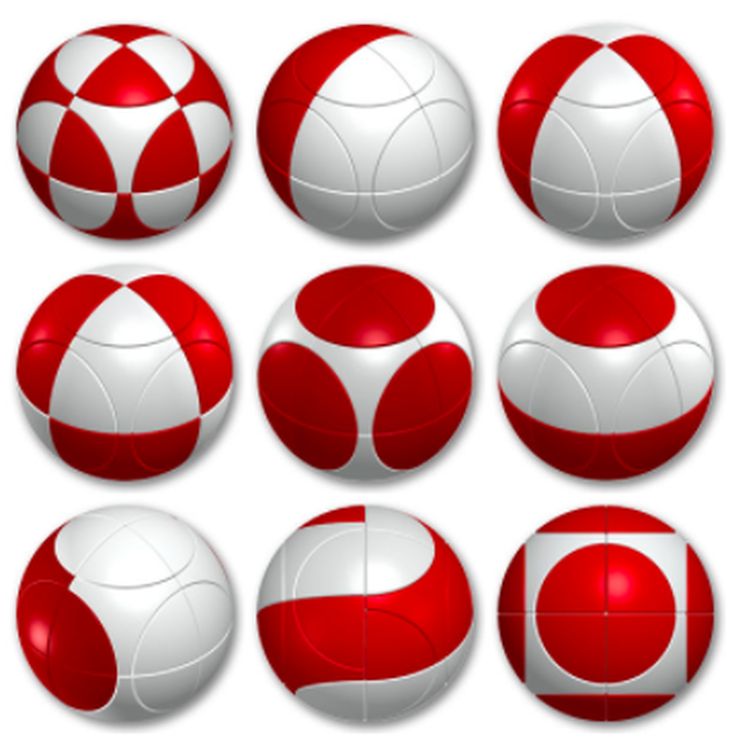 Головоломка Marusenko Сфера (lvl 1), красный/белый — картинка 3