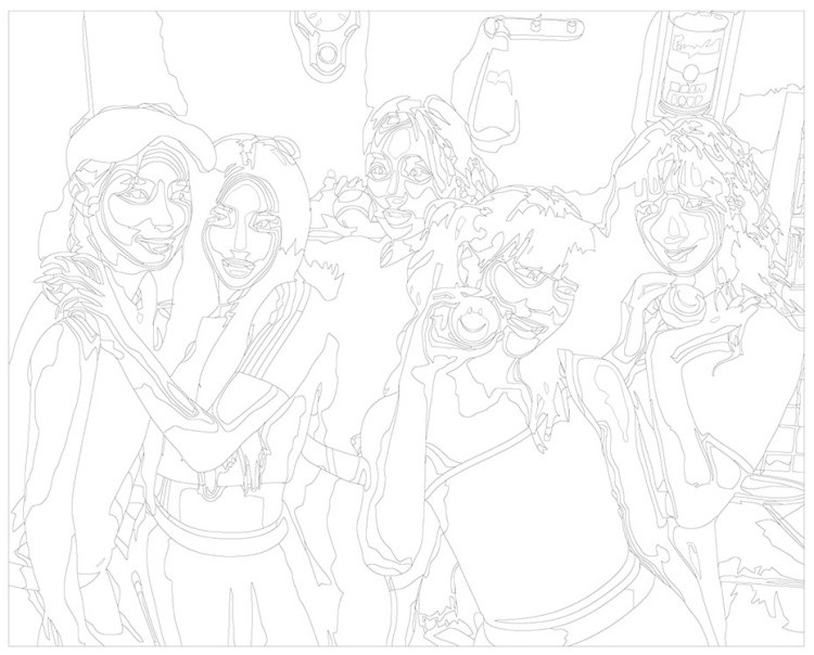 Картина по номерам «KPOP кпоп группа GI-dle Джи Айдл 40х50» — картинка 3