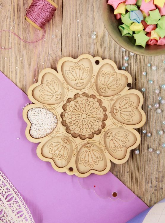 Органайзер для бисера с крышкой «Диск Нисена» — картинка 3