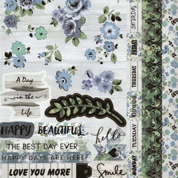 Набор бумаги «Лиловый букет» — картинка 8