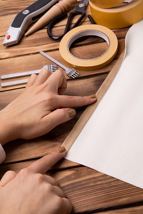 Трансфер для кожи двусторонний, 25 м, 6 мм (2-х сторонняя клейкая лента) — картинка 3