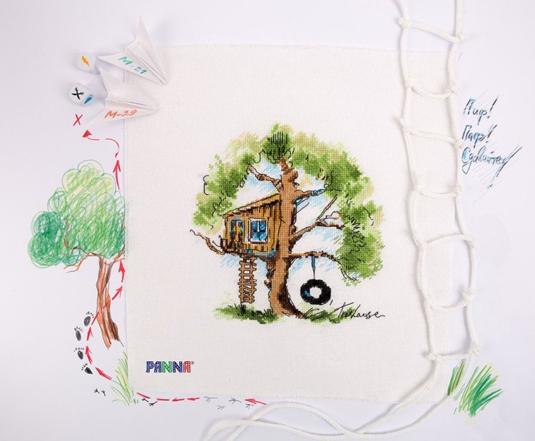 Набор для вышивания «Домик на дереве» — картинка 2