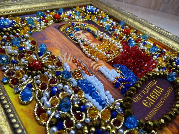 Набор вышивки хрустальными камнями «Святая Елена» — картинка 3