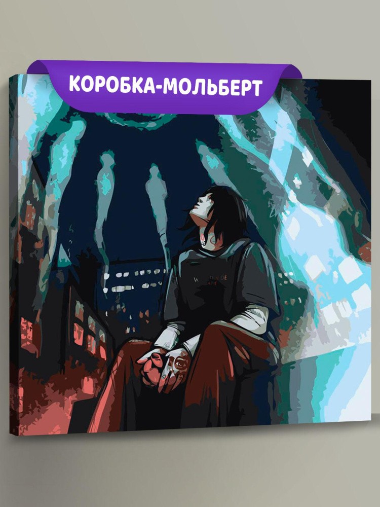Картина по номерам «Рок и рэп музыкант Джизус DZHIZUS альбом»