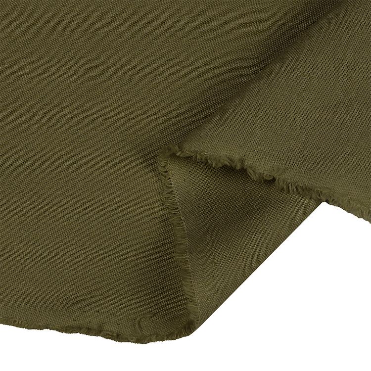 Ткань льняная, 1 м x 140 см, 200 г/м², цвет: оливка, TBY — картинка 5