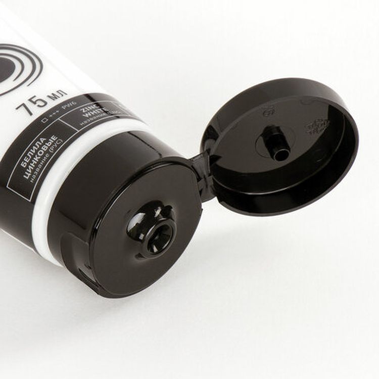 Краска акриловая художественная BRAUBERG ART CLASSIC, туба 75 мл, белила цинковые — картинка 3