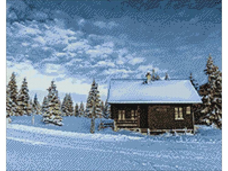 Алмазная вышивка «Долина снега» — картинка 4
