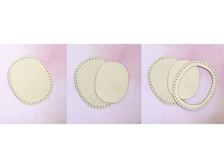 Рамка средняя овальная, 21x25 см — картинка 2