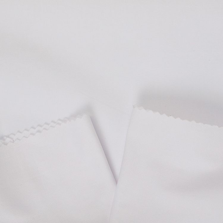 Ткань Поплин стрейч, 5 м x 150 см, 125 г/м², цвет: белый, TBY — картинка 3