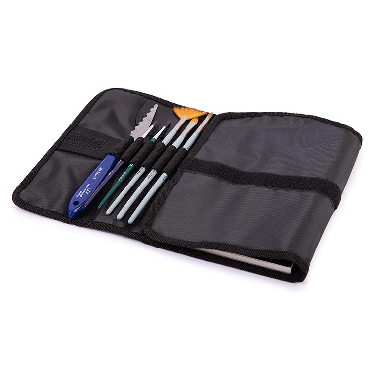 Пенал-скрутка для кистей 100% нейлон скрутка/черный, VISTA-ARTISTA — картинка 6