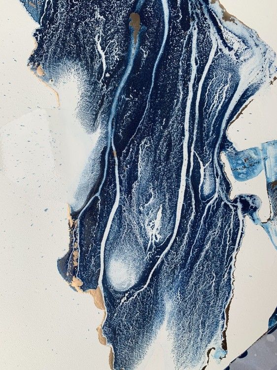 Спиртовые чернила расслаивающиеся P-103 Байкал, Kamenskaya Ink — картинка 3