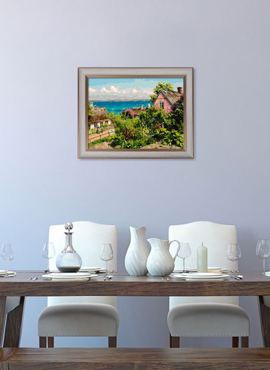 Картина по номерам «Летний день в датской деревне» — картинка 8