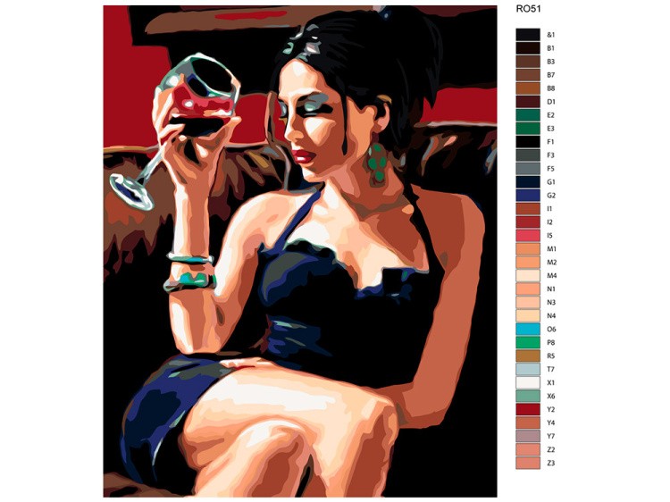 Картина по номерам «Минуты отдыха» — картинка 2