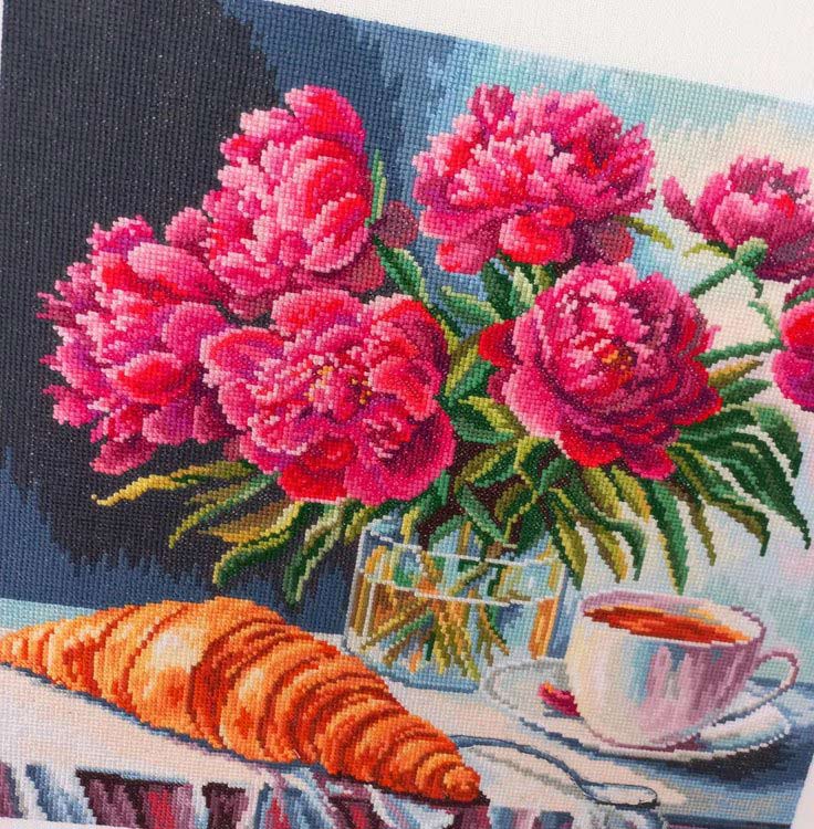 Набор для вышивания «Когда цветут пионы» — картинка 4