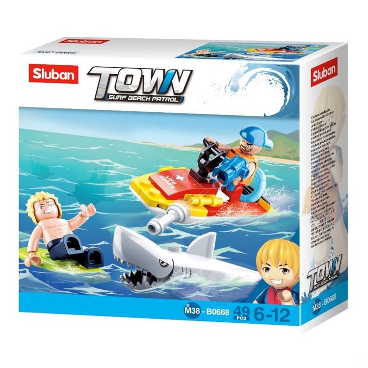 Конструктор «Город. Пляжный патруль», 49 деталей — картинка 2