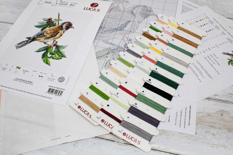 Набор для вышивания «Черноголовый щегол» — картинка 4