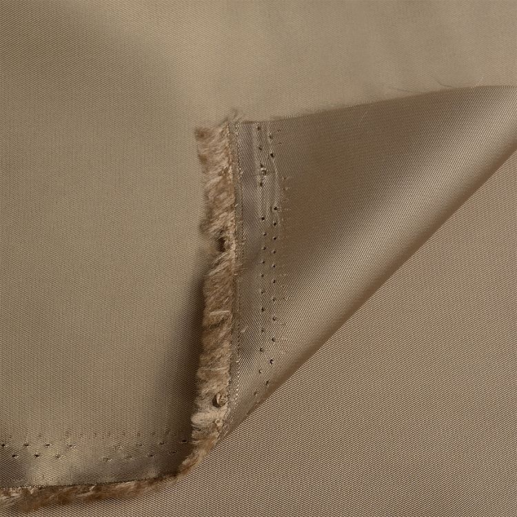 Ткань подкладочная Поливискоза нарезка, 10 м, ширина 145 см, 86 г/м², цвет: бежевый, IDEAL — картинка 4