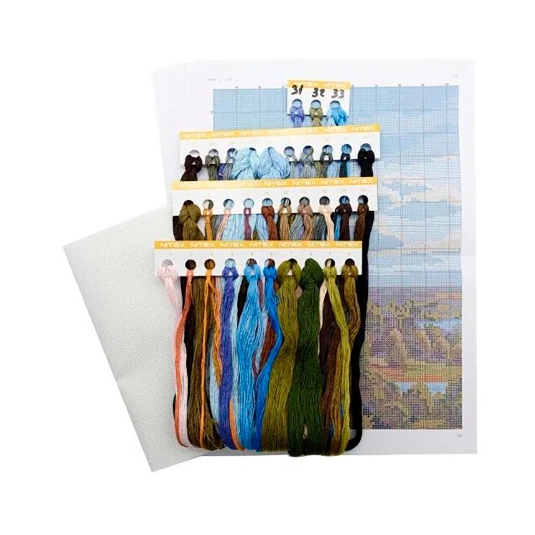 Набор для вышивания «Над рекой», NITEX — картинка 2